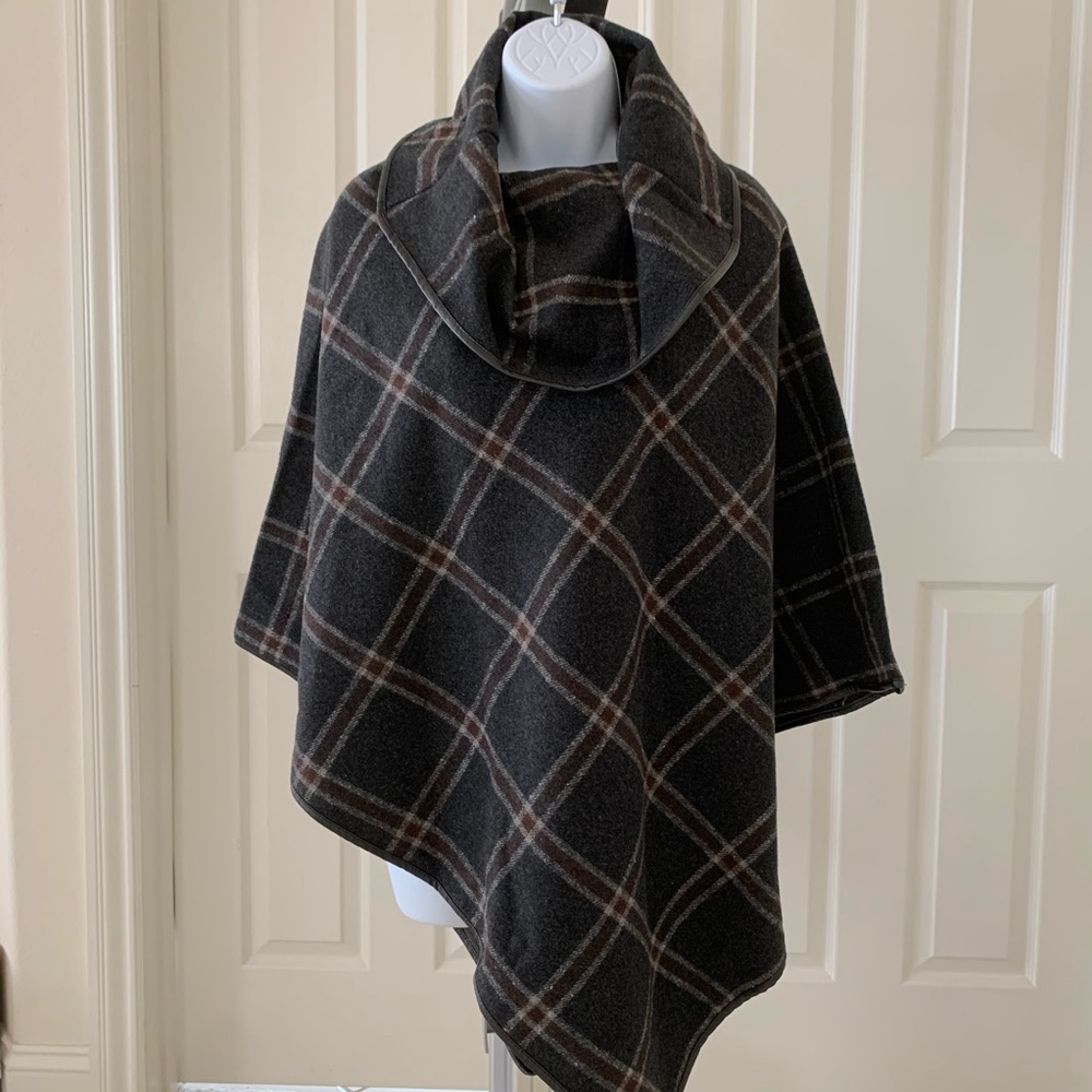 Cozy Plaid Poncho